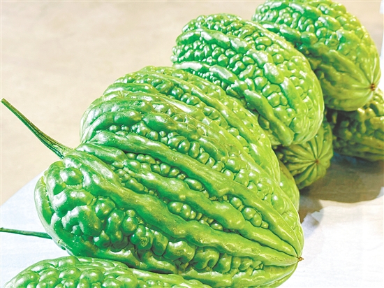 杜阮凉瓜“苦而不涩”。 杜阮凉瓜“苦而不涩”。