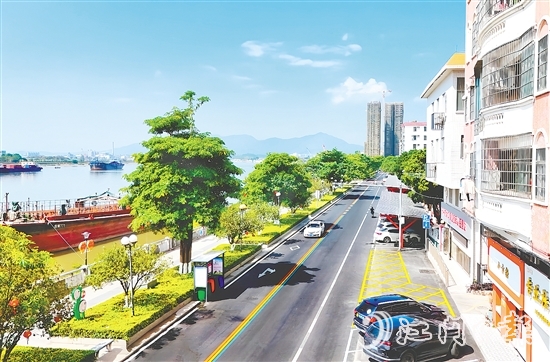 靓丽的街道让人眼前一亮。 靓丽的街道让人眼前一亮。