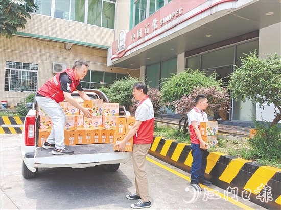 龙胜镇将火龙果分批运往蓬江、台山、鹤山、恩平等地，一周内售出1500余公斤，有效带动种植户增收。