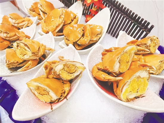 台山青蟹味道鲜美。