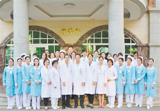 江门市中心医院生殖中心的医护人员。 江门市中心医院生殖中心的医护人员。