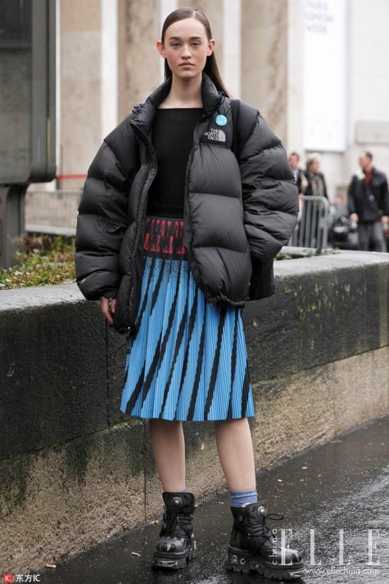 冬天也想要任性地穿裙子?没有羽绒服帮你还真不行
