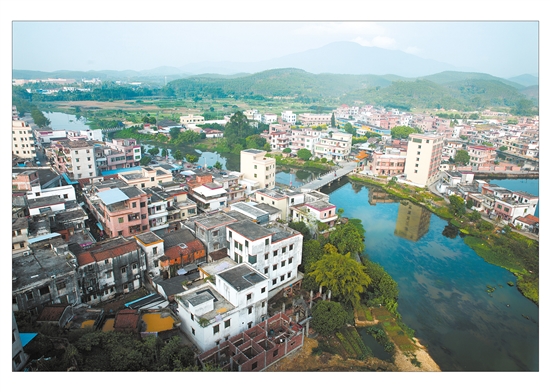 宅梧镇青山绿水,有"鹤山后花园"的美称.