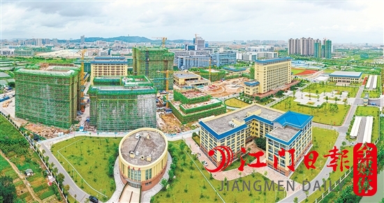 广东江门幼儿师范高等专科学校二期项目建设已进入冲刺阶段，预计8月底实现竣工验收。