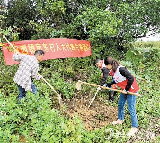 人大代表们积极参与植树活动，支持绿美广东生态建设。