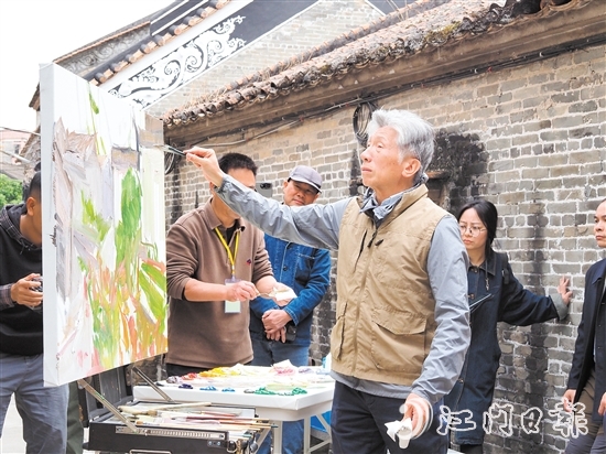 雅瑶镇陈山村的独特韵味吸引不少艺术家和爱好者前来采风写生。