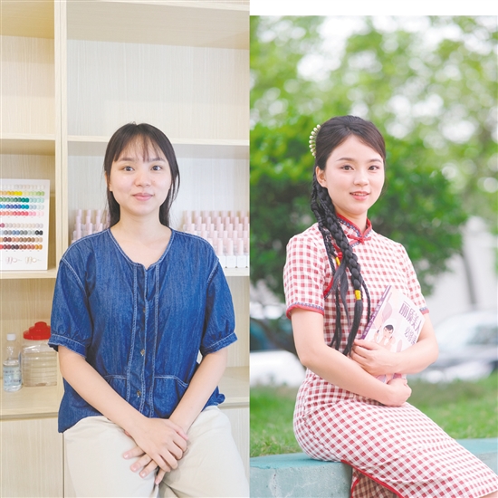 经过学生化妆,老师变身“国风美女”。 经过学生化妆,老师变身“国风美女”。