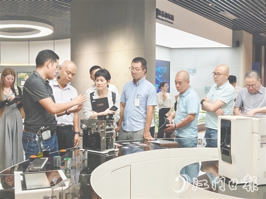 根据企业需求，江海区企业发展服务中心协助企业供应商来江海考察。