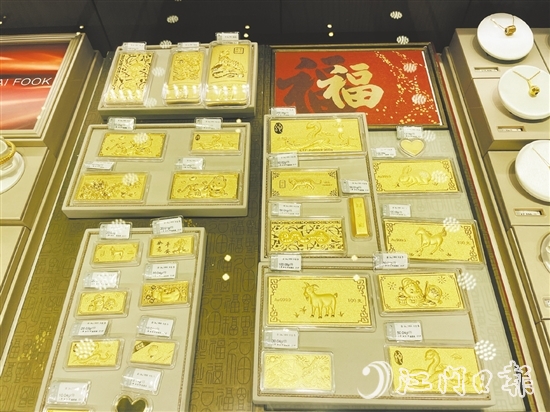 近期多家金饰品牌价格以上涨为主，部分品牌涨至年内最高。