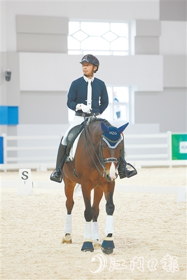 即将开赛，黄焯钦每天都坚持训练。