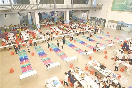 比赛现场。 比赛现场。