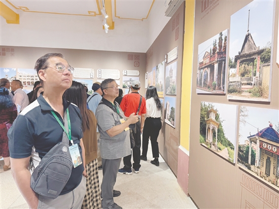“百年侨韵·筑梦台山”华侨建筑展览多元展示侨乡文化。 “百年侨韵·筑梦台山”华侨建筑展览多元展示侨乡文化。