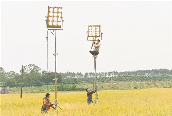 影片《英雄三元里》在台山取景拍摄。