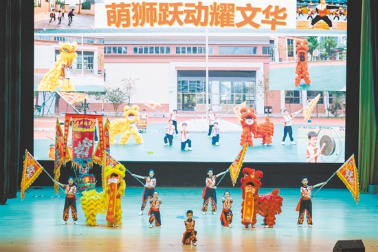 美育成果展演现场。