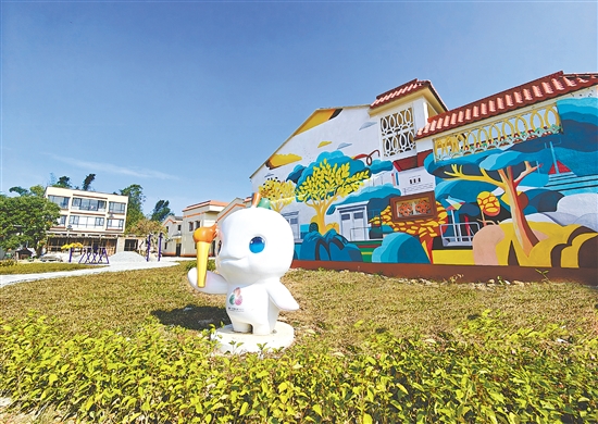 改造后的东成镇金坑村。胡伟杰