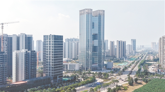 珠西枢纽新城。