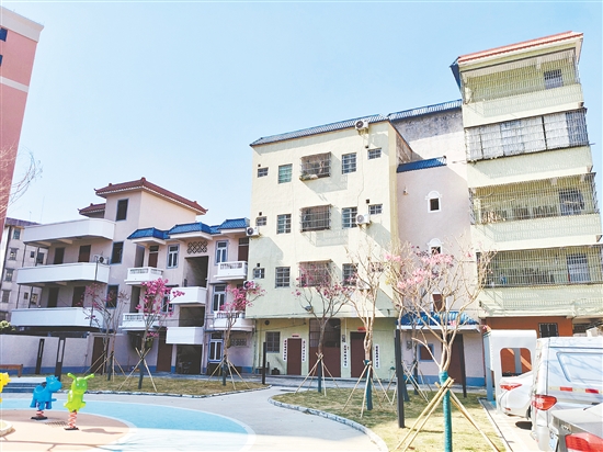 新建的牛江街小公园。 新建的牛江街小公园。