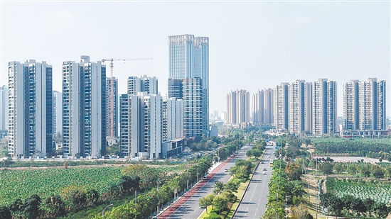 珠西枢纽新城。 珠西枢纽新城。