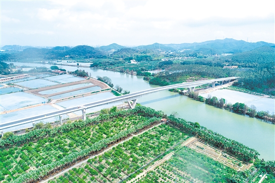 新马单大桥试通车开启乡村振兴新篇章。简家琳