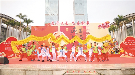 五邑大学太平洋岛国留学生展现侨乡武韵。