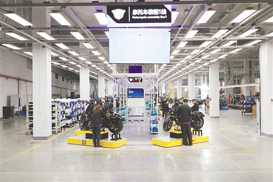 广东建雅摩托车科技有限公司依托2024年投产的数字化工厂大幅提升生产效率。