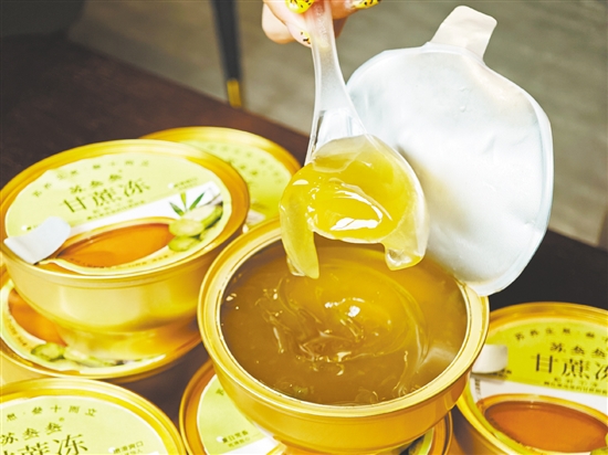 甘蔗冻有效解决了新会果蔗存放难的痛点。