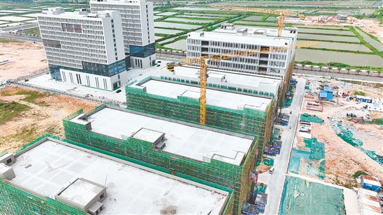 江合银湾·智造港项目各项建设工作正有序推进。