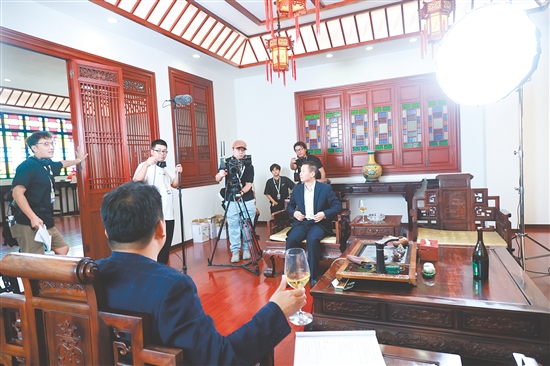 本土短剧《陈皮密码》拍摄中。