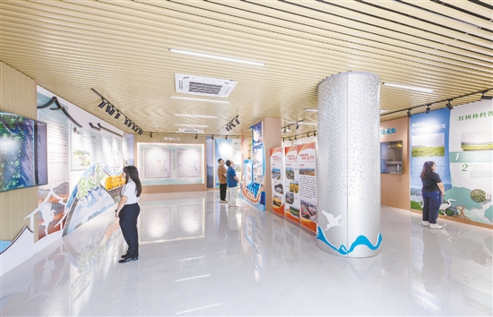 圩镇客厅成为展示横陂发展成就的窗口。