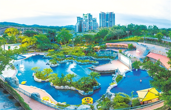 台山市立足山海侨韵特色，深耕差异化康养赛道，大力发展候鸟式旅居康养业态，三合镇温泉康养资源成为支撑全市旅居康养产业发展的核心载体与特色名片。