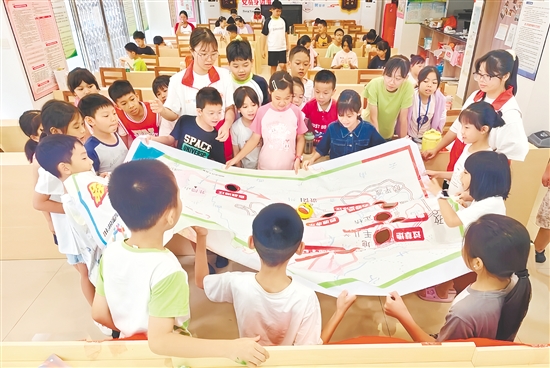 活动结合红色故事、侨乡文化开展主题学习。