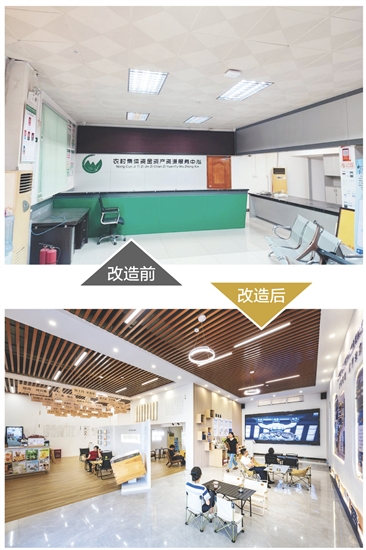 苍城镇美丽圩镇客厅集历史展示、农特产销、休闲交流于一体。