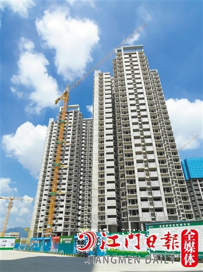 保利大都汇施工现场。