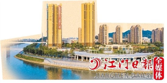 江门二沙岛拥有优美的江景。