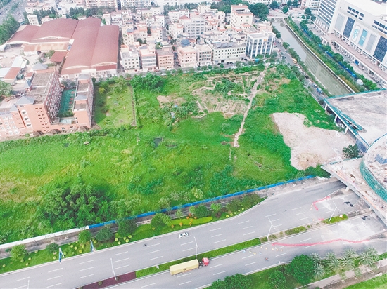 江门市JCR2025-130（江海15）号地实景图。