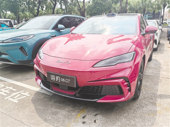 2026款海豹06GT有多款专属车色。